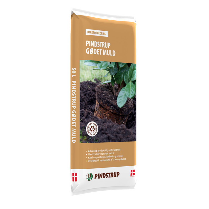 Gødet muld 50 liter - Pindstrup